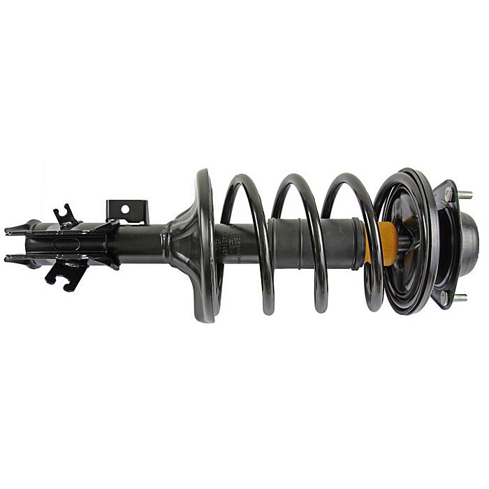 schokbreker set compleet met veer en veerpoot steun en lager S40 V40 -2000 Links voor