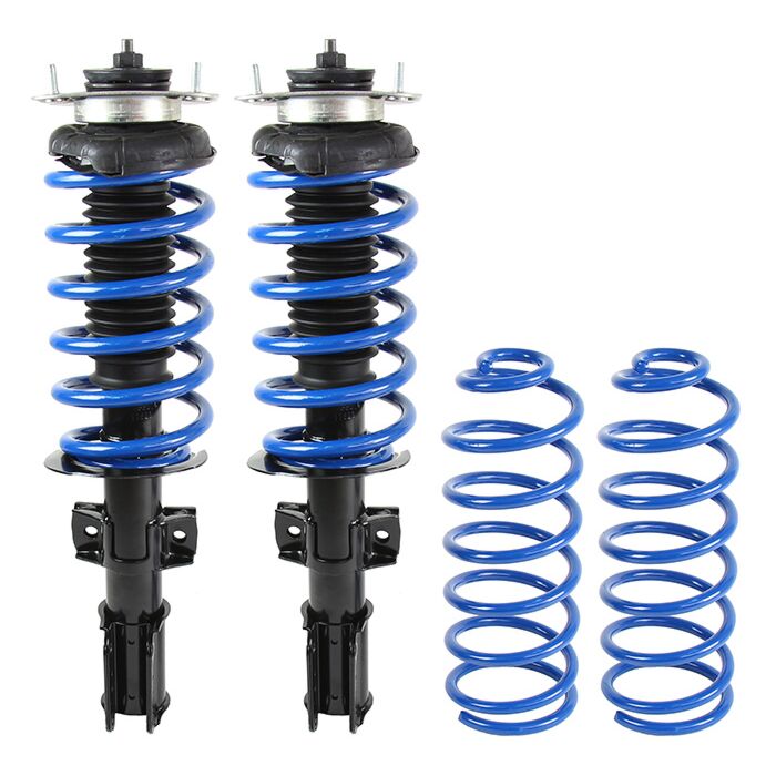 Sport set schokbreker set verlaging set compleet V70-2000 850 verlaagt de auto 60 40 mm schokbreker met veer voor  compleet en achter veren
