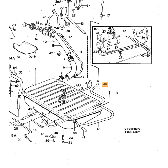 Volvo Rubber ring Stromberg sproeierbuis stelschroef B18 12mm Volvo onderdeel nr 820338