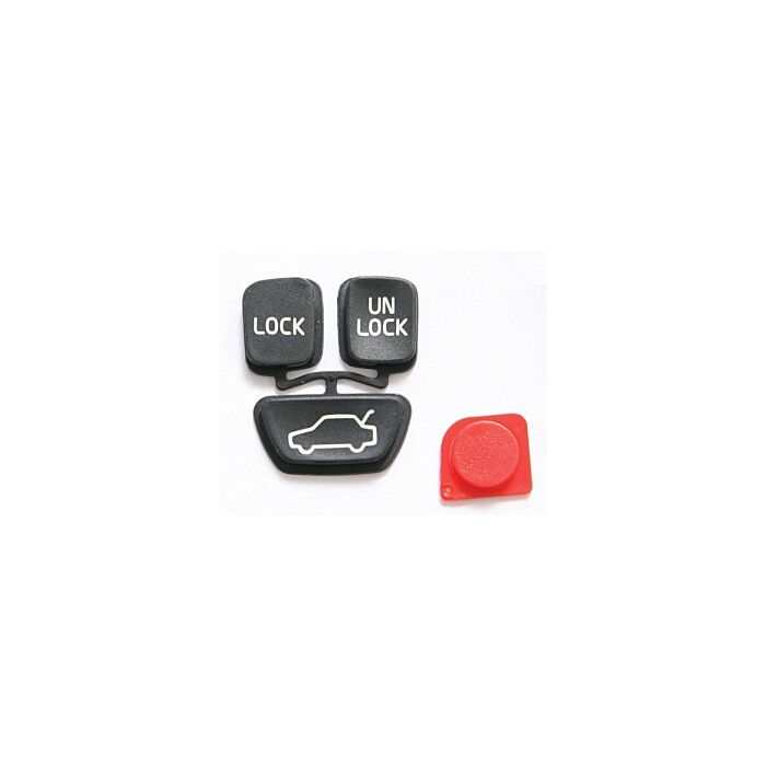 afstandsbediening kastje hoes insert V70 S70 met 3 knopjes alarm volvoguard