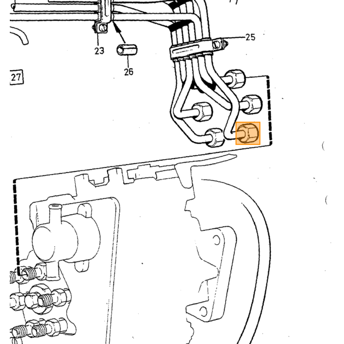 Volvo afdichting Ring 240  260  740  760 injectie brandstof pomp keerring Volvo onderdeel nr 844178