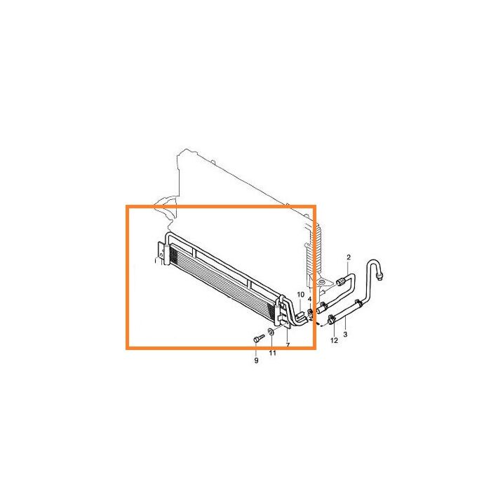 Oliekoeler v70 C70 S70 -2000  AW50-51  AW55-50/51SN
