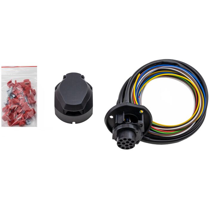 Volvo aansluitset trekhaak kabelset 13 polig Volvo 850  S70  V70 (-2000)  V70 XC (-2000) S40 V40 en overige modellen Volvo onderdeel nr 8999trek13