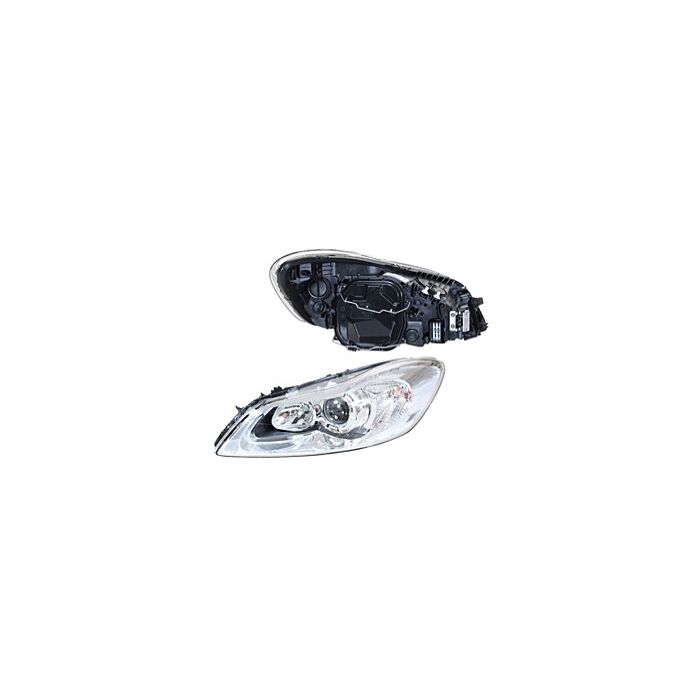 Koplamp LH met motor LHD Volvo C30 2010-2013