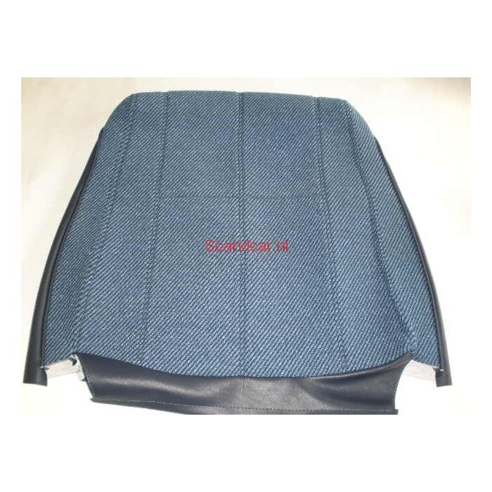 Volvo bekleding 240 stoel hoes  rug boven deel  blue 1978 > zie 900372 Volvo onderdeel nr 900373
