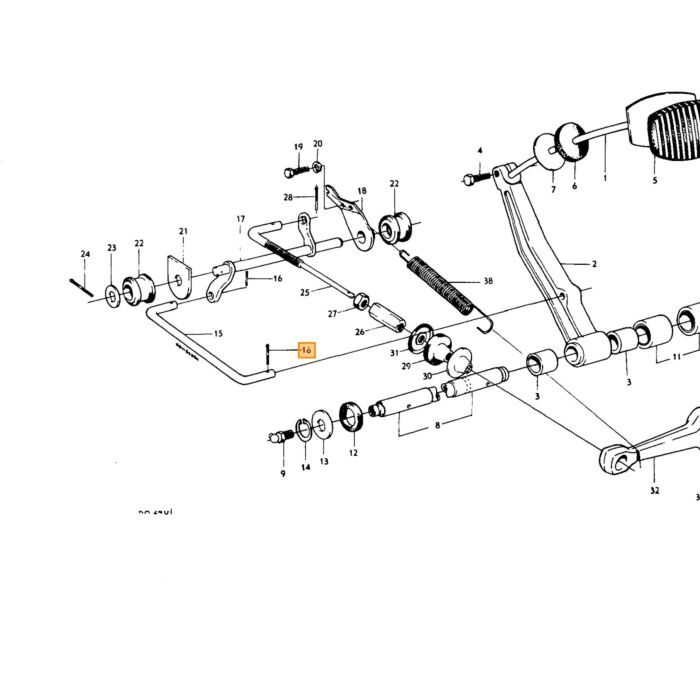 Volvo Splitpen 2.5 x 50 Volvo onderdeel nr 907844