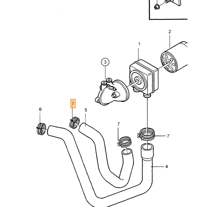 Volvo Oliefilter 850/S80 -2006/S/V70 TDI D5252 S80 V70 S70 850 Volvo onderdeel nr 9125224