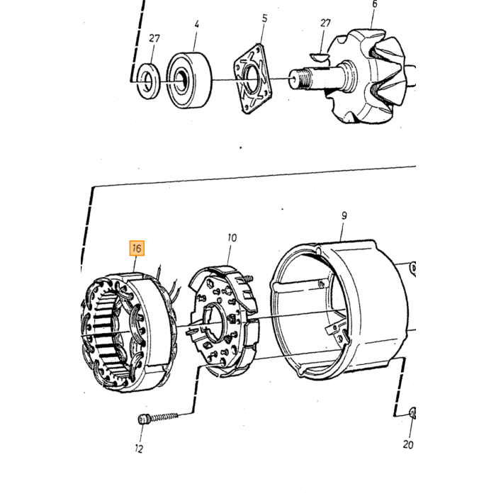 Volvo Schakelaar deurkontakt contact 240+260 zie 1362769 Volvo onderdeel nr 9130087
