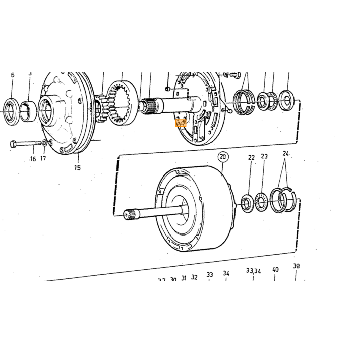 Volvo Ring voor PNP Schakelaar Automatische Transmissie Volvo 850 - S70 - V70 - XC70 - S40 - V40 - 940 - 960 - S90 - V90 - S80 - S60 - XC90 Volvo onderdeel nr 9130137