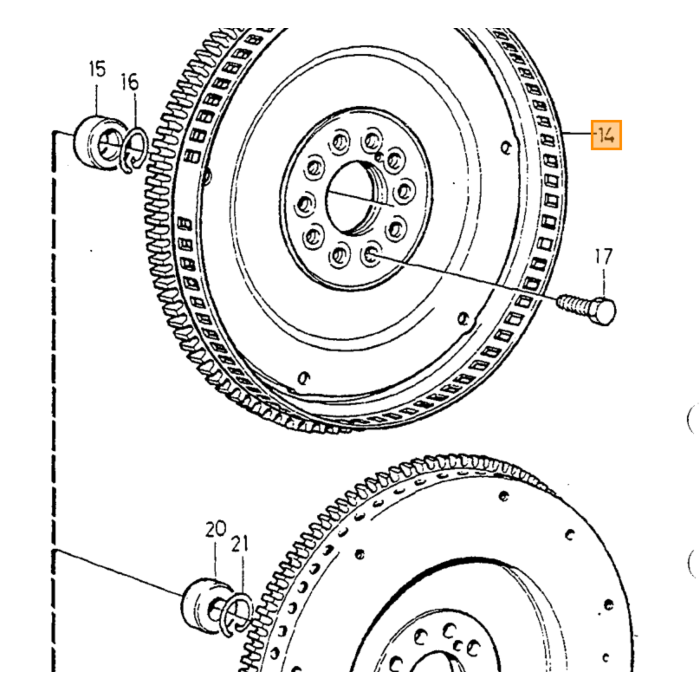 Volvo Aandrijfplaat D5244T - D5244T2 Automatische Transmissie Volvo S80 - V70 - XC90 - S60 - XC70 automaat Volvo onderdeel nr 9135801