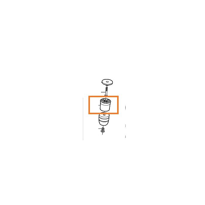 Volvo kap Schokbreker stootrubber achteras FWD Volvo 850 - S70 - V70 - C70 Volvo onderdeel nr 9140177