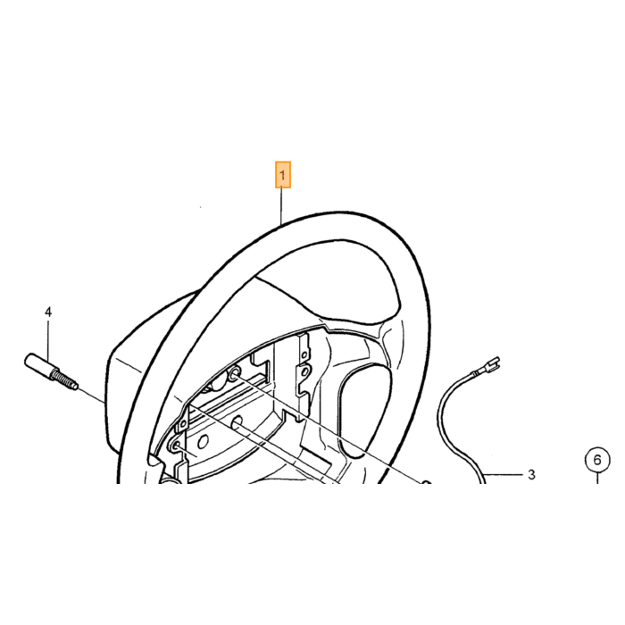 Volvo Stuurhuis 850+S70+V70 -2000 2WD C70-2005  ref  5003815 6800275 8251305 8602270 9140421 9169210 9461275 Volvo onderdeel nr 9140421