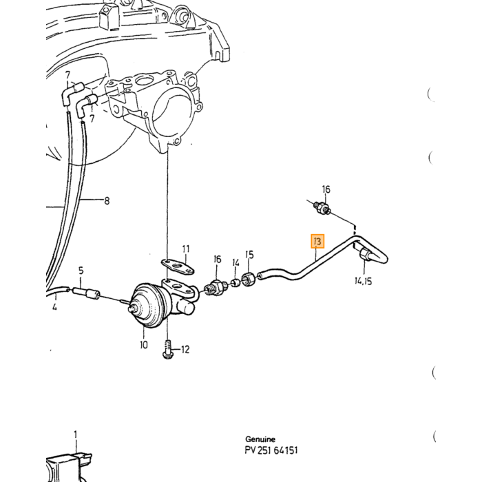 Volvo EGR Pijp Volvo onderdeel nr 9146073