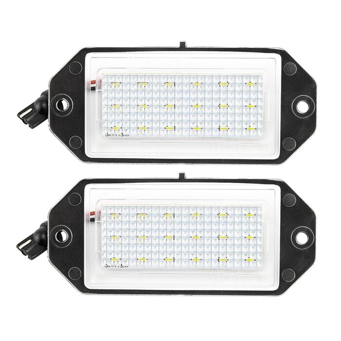 Kenteken plaat verlichting Voor 850 940 960 sedan LED set van 2 5000K