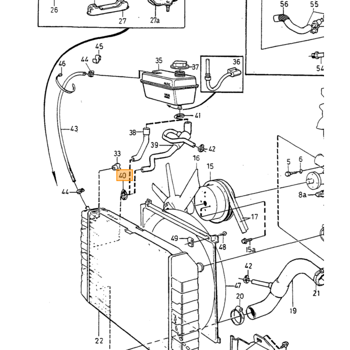 Volvo Radiateur Slang Volvo typeVolvo 740 :  motor typeVolvo 760 : motor typeVolvo 780 : motor typeVolvo 940 : motor typeVolvo 960 : motor type Volvo onderdeel nr 9155496