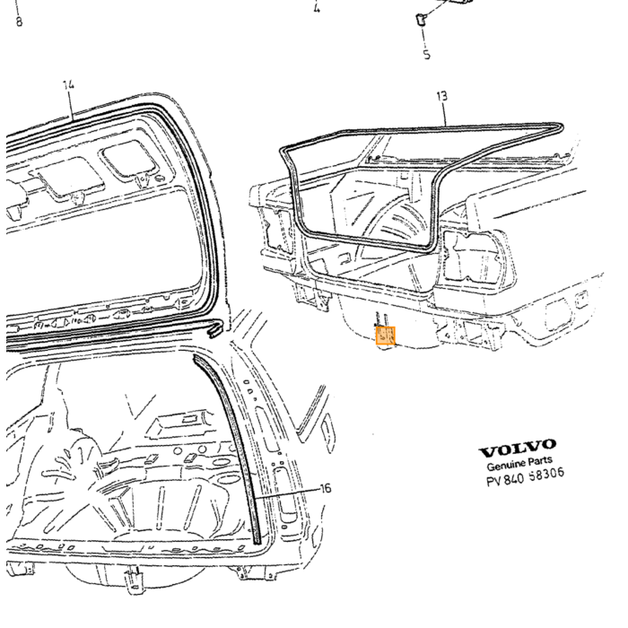 Volvo Embleem Volvo onderdeel nr 9157147