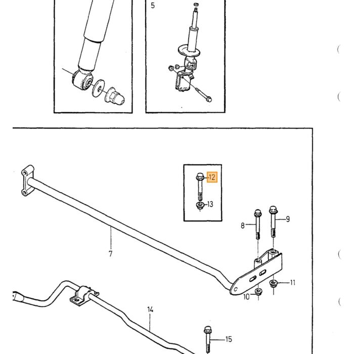 Stabilisatorlänk AWD bak 850 v70 c70 s70 xc70