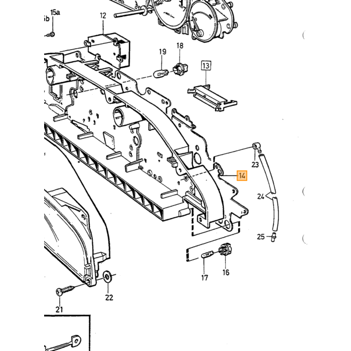 Volvo Koelvloeistof Temperatuur Indicator Volvo 850 - 940 - 960 - S90 - V90 - S70 - V70 - C70 - XC70 - S40 - V40 Volvo onderdeel nr 9186486