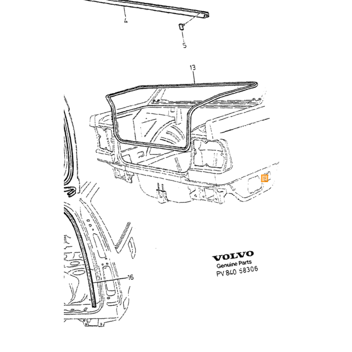 Volvo Embleem Volvo onderdeel nr 9190102