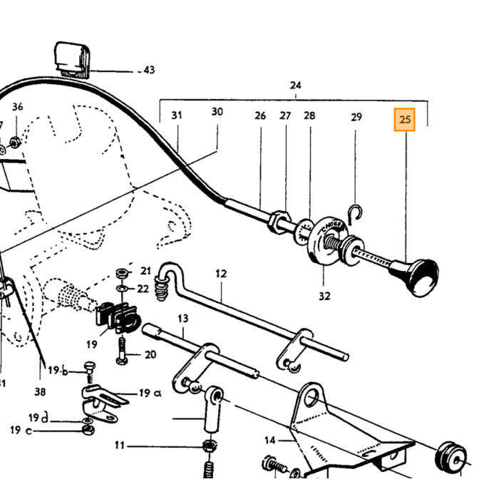 Volvo Getande revet 1/4inch div oa motorkap slot amazon Volvo onderdeel nr 940155
