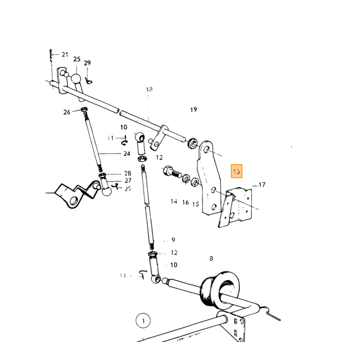 Volvo Choke kabel klem 140 Volvo onderdeel nr 942054
