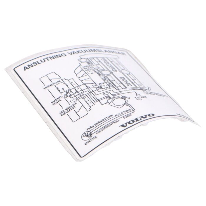 Volvo Sticker Volvo onderdeel nr 9430148