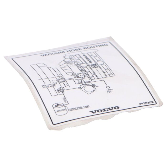 Volvo sticker Volvo onderdeel nr 9430262