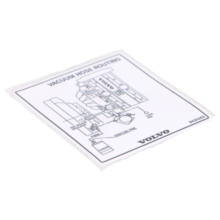 Volvo Sticker Volvo onderdeel nr 9430263