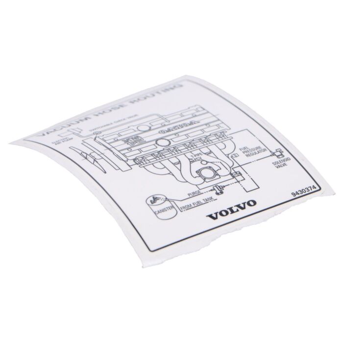 Volvo Sticker Volvo onderdeel nr 9430374