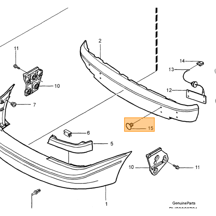 Volvo hitte schild beschermplaat Volvo onderdeel nr 9432569