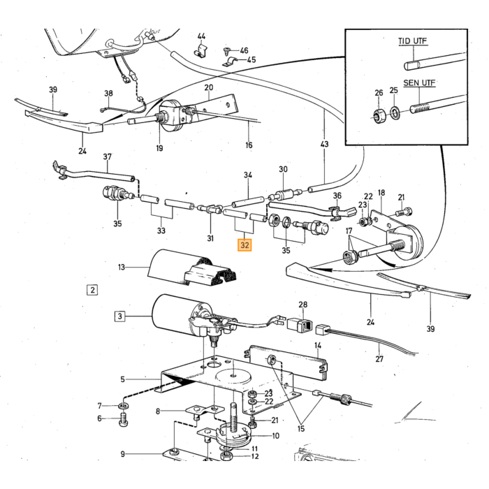 Volvo Slang  koplamp sproeier 3 mm binnendiam. per meter origineel volvo Volvo onderdeel nr 943722