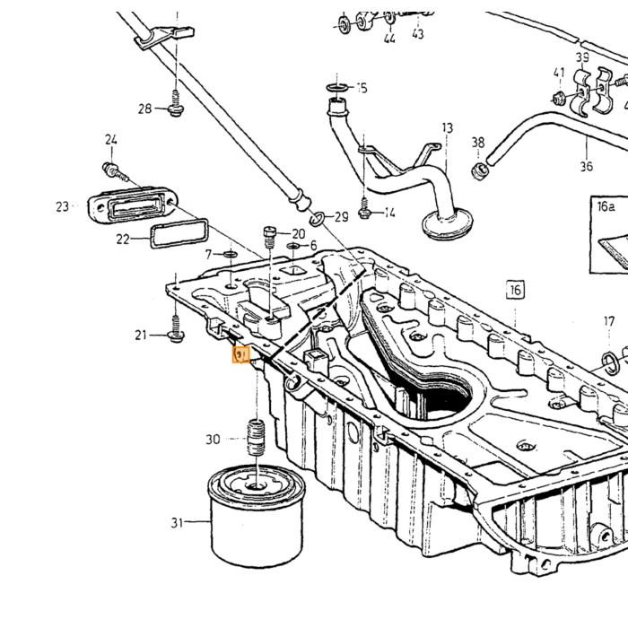 Volvo Moer M6 met flens flensmoer 240 262 740 745 760 780 940 1991-91 C70 1998-04 S70 1998-00 V70 1998-00 B21 B200 B23 B230 B27 B28 B30 Volvo onderdeel nr 945407