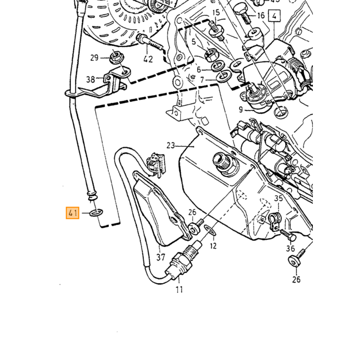 Volvo Schakelaar automatische versnellingsbak C70-2005 S70+V70+850-2000 schakelstandsensor Volvo onderdeel nr 9466012