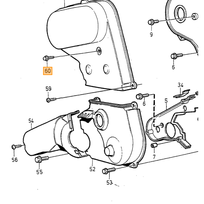 Volvo flens schroef Volvo onderdeel nr 946934