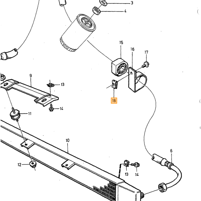 koperen ring 16.2mm leiding stuurpomp V90 S90 stuurbekrachtiging