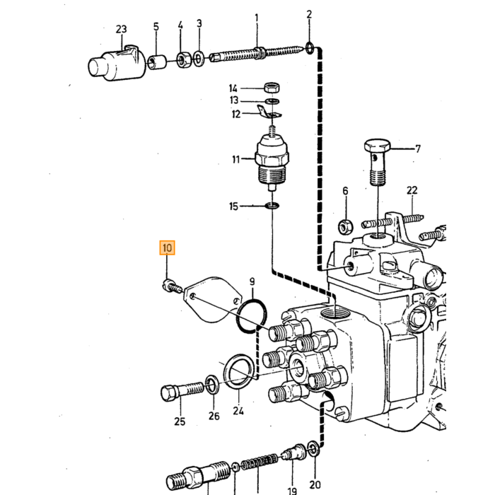 Volvo Rubber ring benzinetank 240+260 vulpijp voor klem 1254606 Volvo onderdeel nr 949282