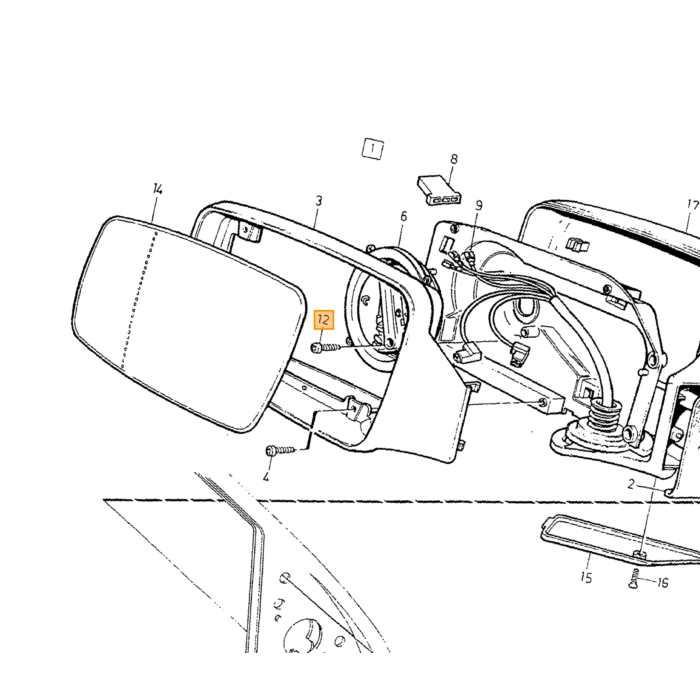 Volvo kruisschroef Volvo onderdeel nr 949863