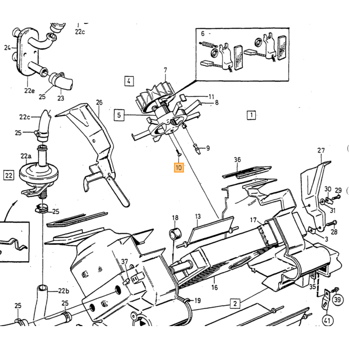 Volvo Schroef benzine tank vlotter UNC 32.9.5 P1800 Volvo onderdeel nr 950010