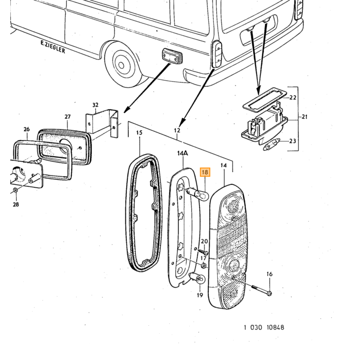 Volvo Schroef portier opener ea  10-24x3/8inch (9 mm) URX Volvo onderdeel nr 950020