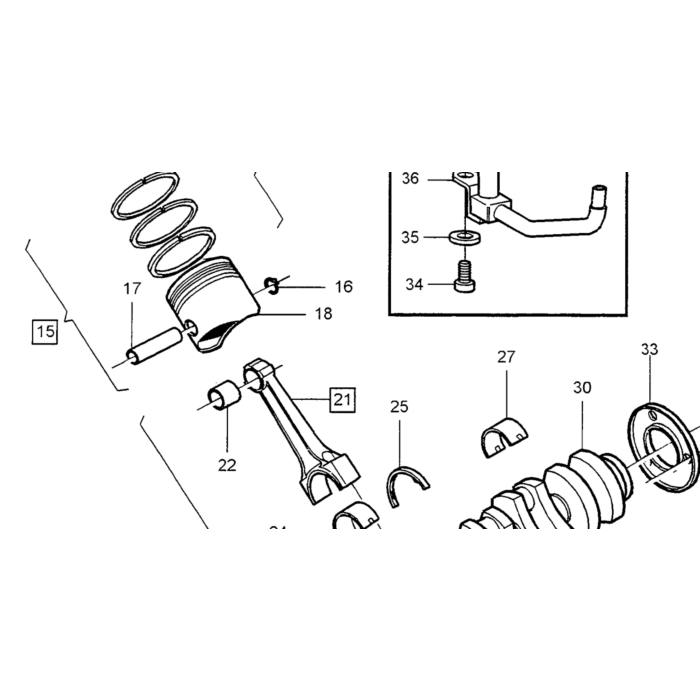 Volvo PIN Volvo onderdeel nr 950543