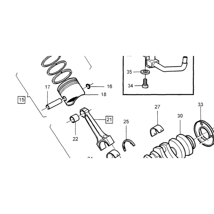 Volvo PIN Volvo onderdeel nr 950543