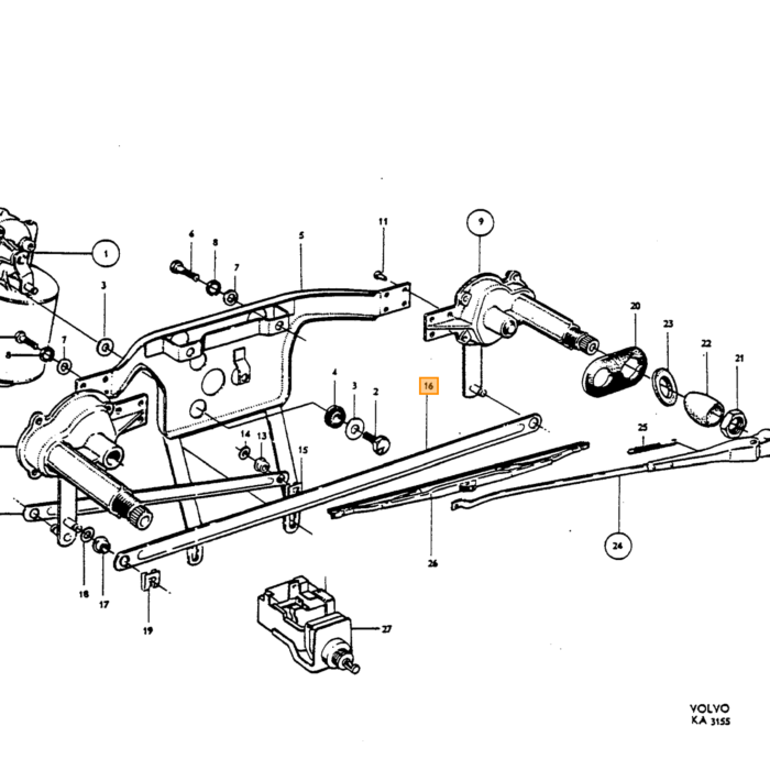 Volvo E-Cirklem Volvo onderdeel nr 951670