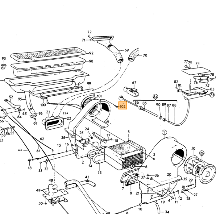Volvo schroef kruiskop montage electrische delen  zekeringkast 240 relais Volvo onderdeel nr 955131