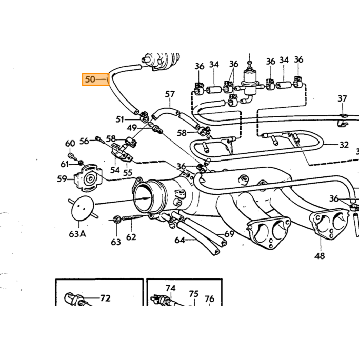 Volvo Parker B10 X 13 RXS benzinetank Amazon Volvo onderdeel nr 955138