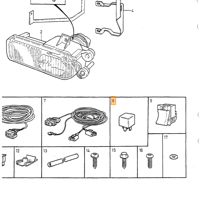 Volvo Schroef spatbord bevestiging  Volvo onderdeel nr 955244
