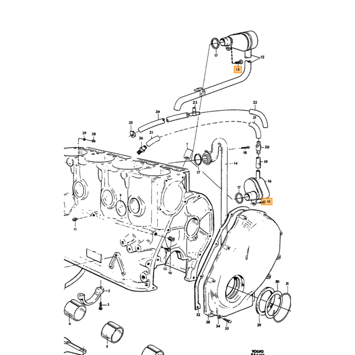Volvo Bout UNC 1/4inch X 9.5  955511 oa motorkap slot amazon Volvo onderdeel nr 955512