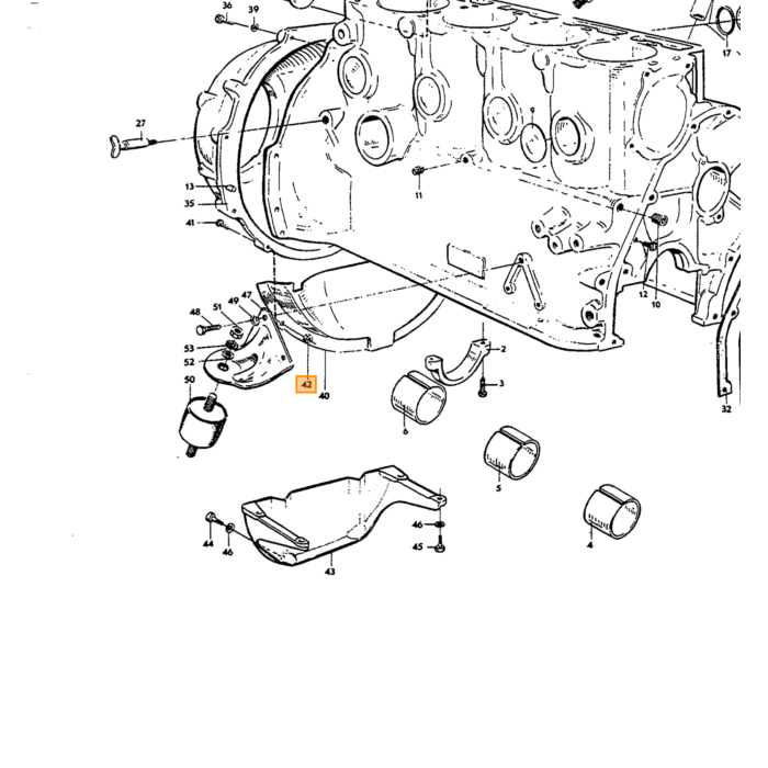 Volvo Moer stroomverdeler ea 1/4x20 H 5 5  kachel bev Volvo onderdeel nr 955825