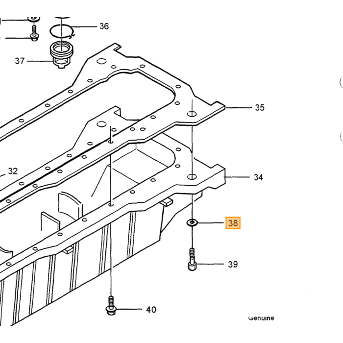 Volvo Revet spruitstuk B4B+B16 +B18+B20 ea UNC 5/16+M8 ea Volvo onderdeel nr 955894