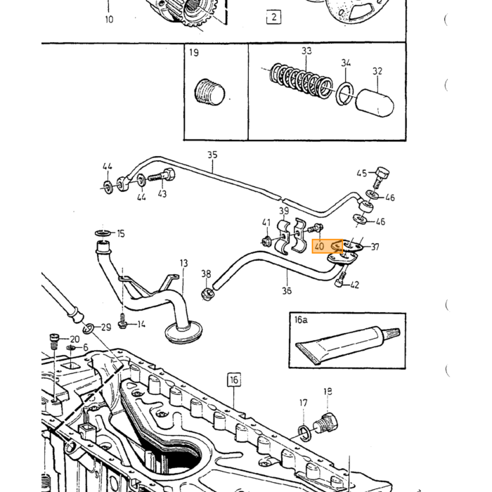Volvo Schroef M6 Hexagon 200/400/700/900/S40/850/ Volvo onderdeel nr 965175 