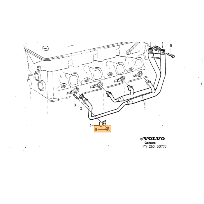 Volvo Moer spruitstuk-uitlaat flensmoer B19+B21+B23+B200+B230 B4B M10 940183 17602 977211 Volvo onderdeel nr 977211